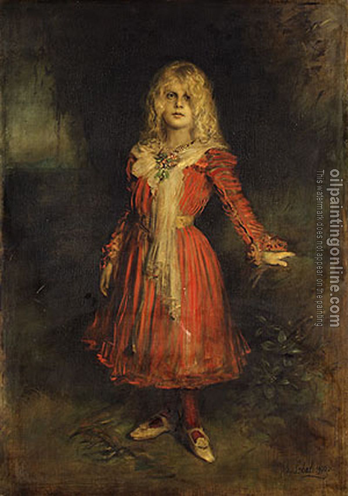 Franz von Lenbach - marion lenbach the artists daughter